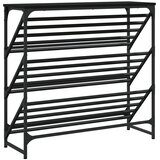 vidaXL stalak za cipele crni 90x30x85 cm od konstruiranog drva | shoptok.hr
