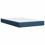  Krevet s oprugama i madracem plavi 120 x 200 cm od tkanine | shoptok.hr