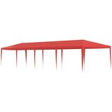 Šator za svadbe - šator za zabave Crvena 1200 x 300 x 255 cm PE i čelik | shoptok.hr