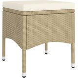  5-dijelni vrtni bistro set od poliratana i kaljenog stakla bež | Eponuda.com