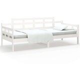  Dnevni ležaj bijeli od masivne borovine 90 x 200 cm | shoptok.hr