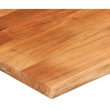 Stolna ploča 90x80x3,8 cm pravokutna bagremovo drvo živi rub | Eponuda.com