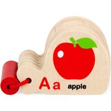 Viga drvena knjiga za učenje abecede i engleskog Montessori | shoptok.hr