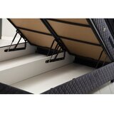 Hanah home bračni krevet vassi 140 x 200 anthracite | ePonuda.com