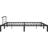  Okvir za krevet crni metalni 200 x 200 cm | shoptok.hr