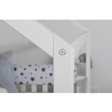 MID.YOU Raztegljiva Postelja Duo, 100x200, Bor, Bela, Masivno | Shoptok.si
