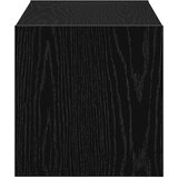 vidaXL Regal za čevlje zložljiva črn hrast 60x30x30,5 cm | Shoptok.si