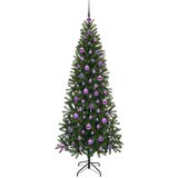 vidaXL Umestno božično drevo med 300 LED Zelena 180 cm PE in PVC | Shoptok.si