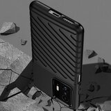 Onasi silikonski ovitek tunder armor za samsung galaxy S22 ultra 5G - črn | Shoptok.si