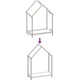 vidaXL stojalo za drva olivno zelena 60x25x90 cm hladno valjano jeklo | Shoptok.si