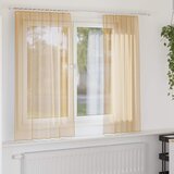 vidaXL Voile zavese z zankami 2 kosa Sand 140x140 cm cene