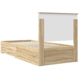  Krevetna konstrukcija s ladicama Sonoma hrast 90 x 200 cm Slike