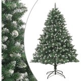 vidaXL Umetna novoletna jelka s stojalom 210 cm PVC | Shoptok.si