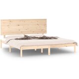 Maison Chic Posteljni Okvir - Dvoposteljna postelja iz trdne borovine 180x200 cm, (22081794) | Shoptok.si
