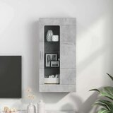 vidaXL Omarica za montažo na steno Betonsko siva 55 x 29 x 100 cm | Shoptok.si