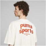 Puma Majice s kratkimi rokavi Team Graphic Tee Bela | Shoptok.si