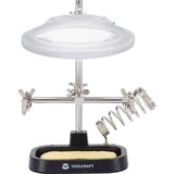 Toolcraft Tretja roka z lupo ZD-10MB, (20429360) Cene