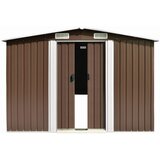 Furnova Vrtna lopa 257x392x181 cm kovinska rjava, (21912816) | Shoptok.si