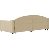  Dnevni krevet na razvlačenje s ladicama krem 90x200 cm tkanina | shoptok.hr