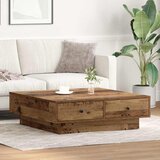  Kava Stol Staro drvo 90 x 90 x 28 cm Konstruirano drvo | shoptok.hr