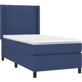  box spring s madracem LED plavi 80 x 200 cm od tkanine | shoptok.hr