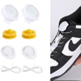 INF vezalke brez zavezovanja, vrtljive vezalke za odrasle, quick lock shoestrings white, (21245683) Cene