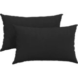  Jastučići za sofu 2 pcs Crna 50 x 30 cm tkanina | Eponuda.ba