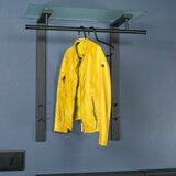 Spinder Design Črn kovinski stenski obešalnik s polico Dutch – | Shoptok.si