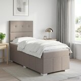  Boxspring krevet s madracem Sivosmeđa 100 x 200 cm Tkanina | shoptok.hr