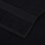 vidaXL Kopalne brisače 10 kos črna 100x150 cm 360 g/m² 100% bombaž | Shoptok.si
