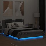 Okvir kreveta s uzglavljem LED siva boja betona 150 x 200 cm | Eponuda.ba
