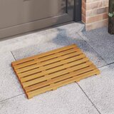  Prostirka za kupanje Smeđa 56 x 37 x 2,5 cm boja drva | shoptok.hr