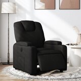 Maison Chic Električni naslanjač - Relax naslanjač črno blago, (22061334) | Shoptok.si