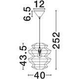 Nova Luce Viseča svetilka iz vrvi v naravni barvi ø 40 cm Nua – | Shoptok.si