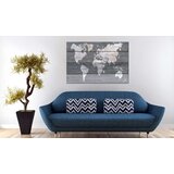  Slika na plutenoj podlozi - Grey Earth [Cork Map] 90x60 | shoptok.hr