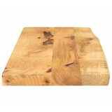 Stolna ploča 80 x 40 x 2,5 cm masivno drvo manga sa živim rubom | shoptok.hr