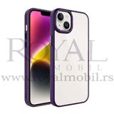  futrola clear sa bamperom za iphone 14 pro (6.1) ljubicasta Cene
