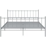  Za krevet sivi metalni 200 x 200 cm | shoptok.hr