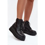 VINCEZA Leather Insulated Women's Boots on Platform | shoptok.hr