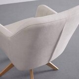 Bessagi Home naslanjač lucita, bež, žamet | Shoptok.si
