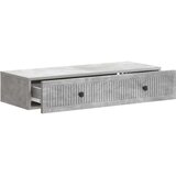 Stolna montirana na zid Betonska siva 87 5 x 34 5 x 17 cm | shoptok.hr