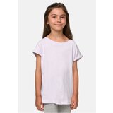 Urban Classics Kids girls' organic soft lilac t-shirt with extended shoulder Cene