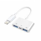  Lightning čitač kartica 3u1 2xUSB+Lightning 11-354 | ePonuda.com