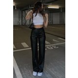 Madmext Mad Girls Black Leather Pants | shoptok.hr