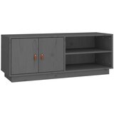 TV ormarić sivi 105 x 34 x 40 cm od masivne borovine | shoptok.hr