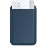 Satechi MagSafe ohiÅ¡je za kartice za iPhone s funkcijo usnjenega drÅ¾ala, Modra, (21085246) | Shoptok.si