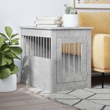 vidaXL Boks za psa betonsko siva 55x80x68 cm inženirski les Cene
