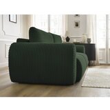 Bobochic Paris Temno zelena raztegljiva sedežna garnitura iz rebrastega žameta 257 cm Lucien – | Shoptok.si