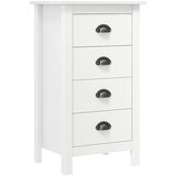  Komoda Hill bijela 46 x 35 x 80 cm od masivne borovine | shoptok.hr