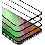 Cadorabo 3x Celozaslonska zaščitna folija, združljiva z Samsung Galaxy S21 PLUS - Zaščitna folija v transparentno s čarno - 3-pack Kaljeno steklo za zaščito zaslona s trdoto 9H in 3D dotikom, (20548144) Cene